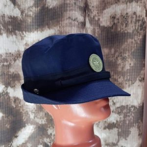 Шляпа женская офисная ВВС синяя с вышитой кокардой РА