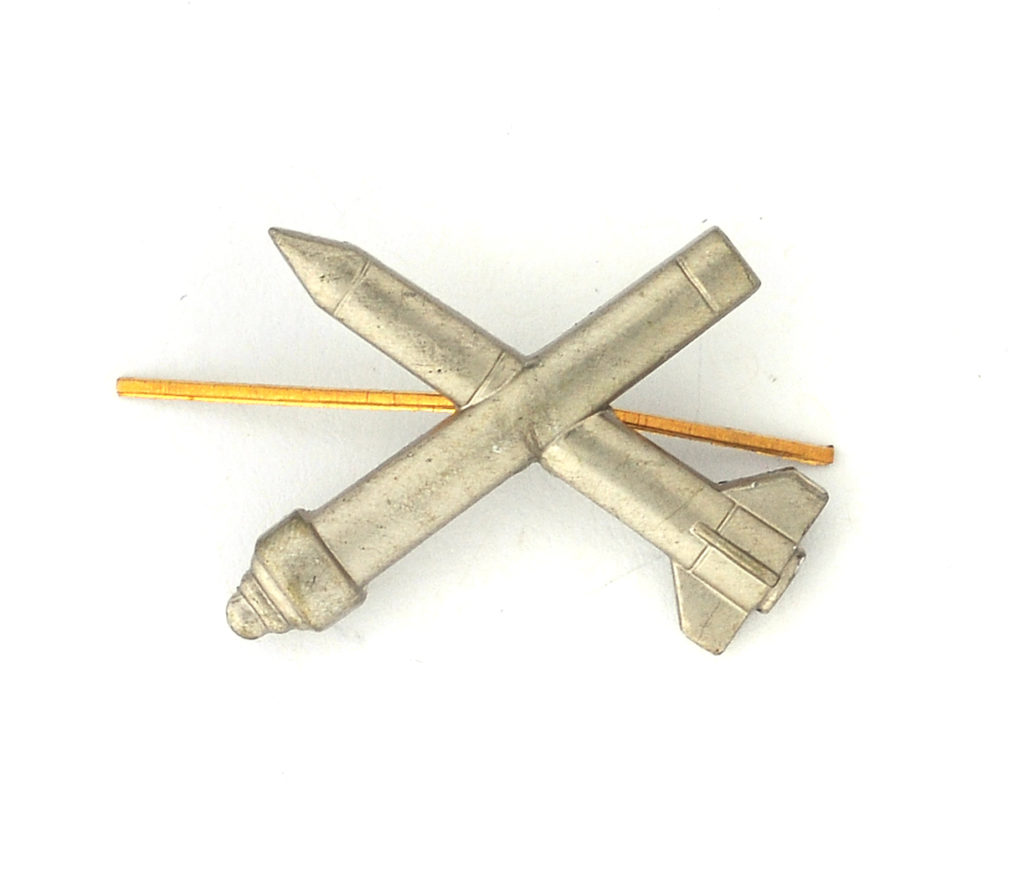 Эмблема петличная метал ЗРВ ВВС защ (пара)