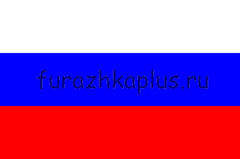 Флажок на автомобильном флангштоке РФ с гербом (30х45см)
