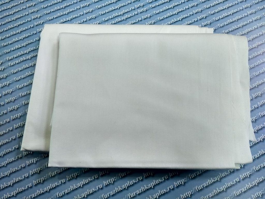 Ткань белая подшивочная (лоскут 1,5×1 м)