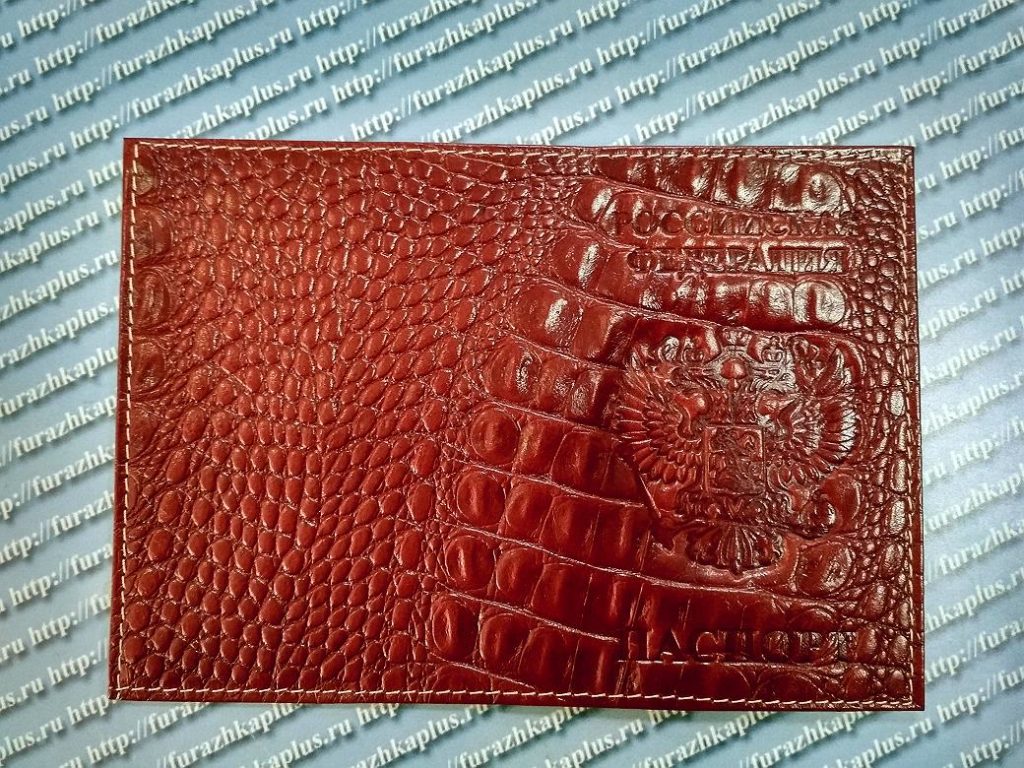 Обложка на паспорт тиснение