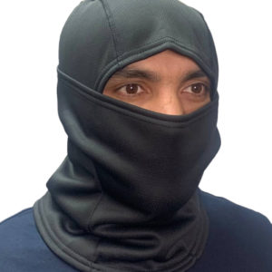 Теплая и практичная балаклава-маска с подкладкой, черного цвета